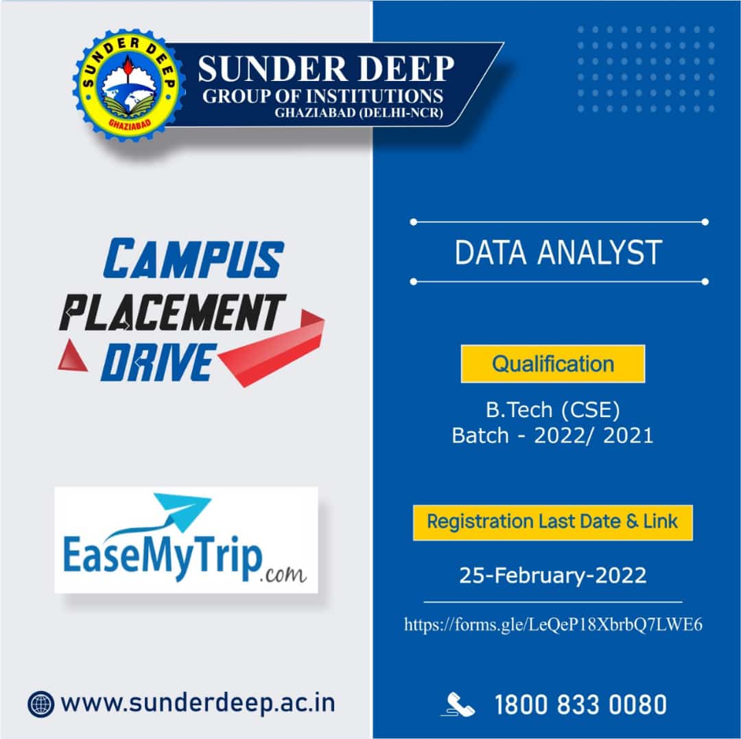 Virtual Placement Drive by EaseMyTrip