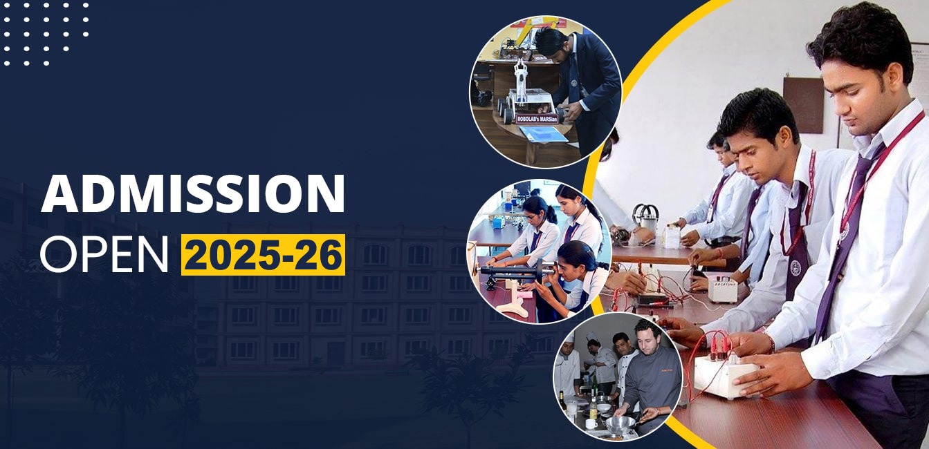 Admission Open for B.Tech/M.Tech/BCA/BBA/B.Bom/B.Ed./D.El.Ed./LLB/B.A.LLB/BHMCT/B.Sc.HHA/MCA/MBA/B.Arch/M.Arch/D.Pharm/B.Pharm/M.Pharm/Diploma/Polytechnic